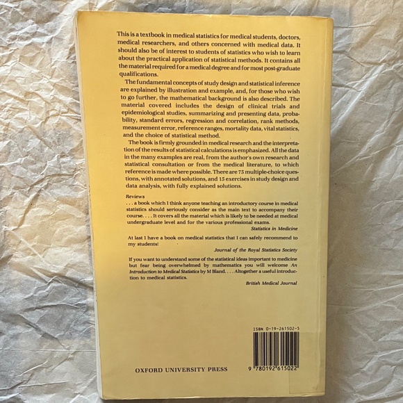 An Introduction to Medical Statistics paperback - Picture 3 of 7